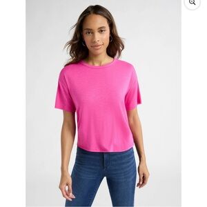 💛 2/$20 Sofia by Sofia Vergara Boyfriend Fit Tee – Hot Pink